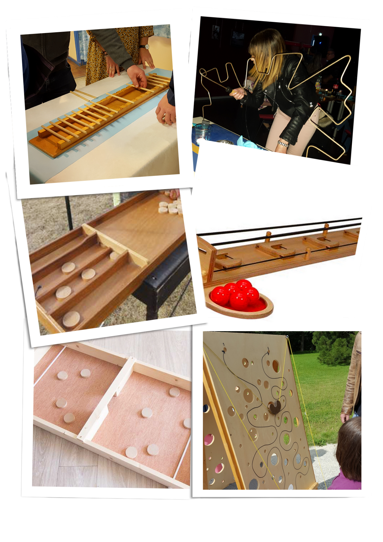 Pack de 12 Jeux en bois (au choix)